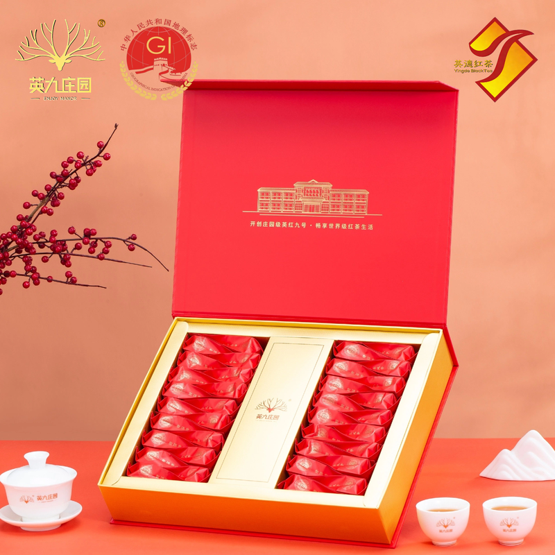 ENJOY MANOR 英九庄园 180g 粤来粤好 英红九号 一级 红茶 5g/泡袋 36袋/礼盒 180g/礼盒高清大图