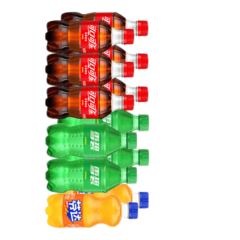 可乐+雪碧+芬达碳酸饮料300ml*24瓶图片