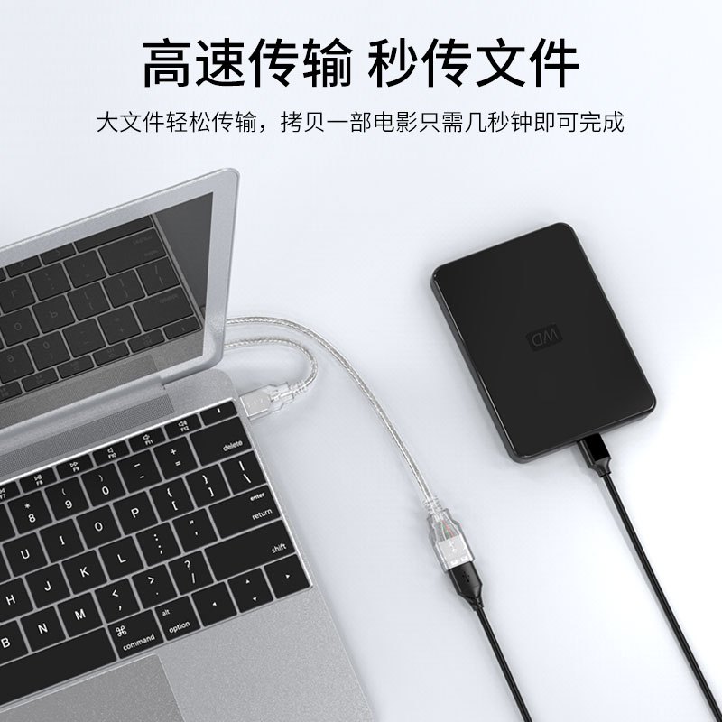 胜为USB延长线usb2.0数据线高速U盘鼠标键盘无线网卡加长线/转接线5米UC-2050