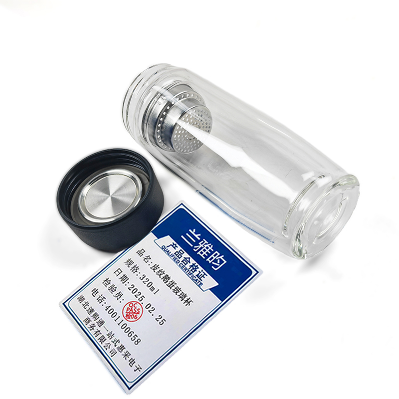 兰雅昀 皮纹鹅蛋玻璃杯 320ml 个高清大图