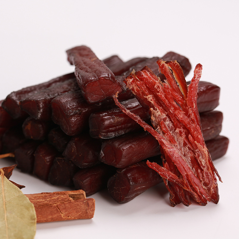 科尔沁 休闲肉脯零食 风干牛肉 辣味 230g 内蒙古特产