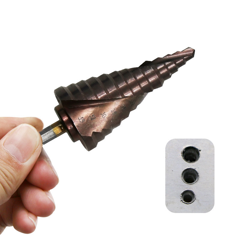 不锈钢多用途开扩孔器m35co含钴材质高硬度阶梯钻六角柄宝塔钻头