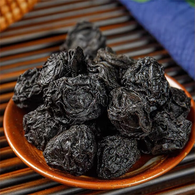 乌梅中药材乌梅干药用乌梅无糖原味泡水烟熏大乌梅酸梅汤原材料高清大图
