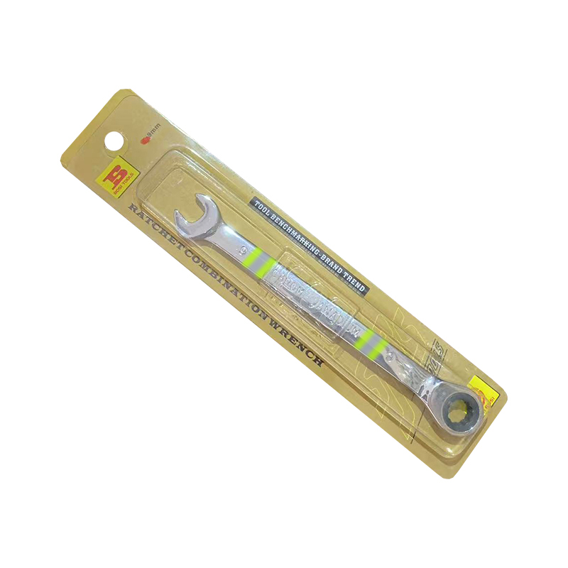 波斯(BOSI) 荧光系列精品棘轮两用扳手 9mm 把高清大图