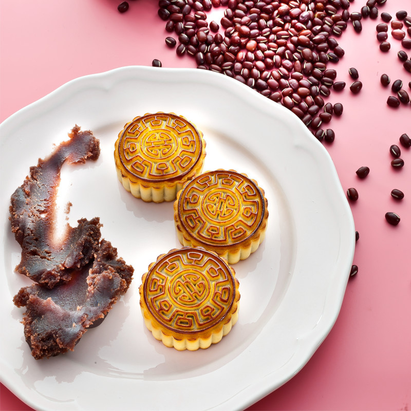 米旗低糖月饼月饼礼盒中秋广式月饼蛋黄莲蓉多口味中秋送礼企业团购