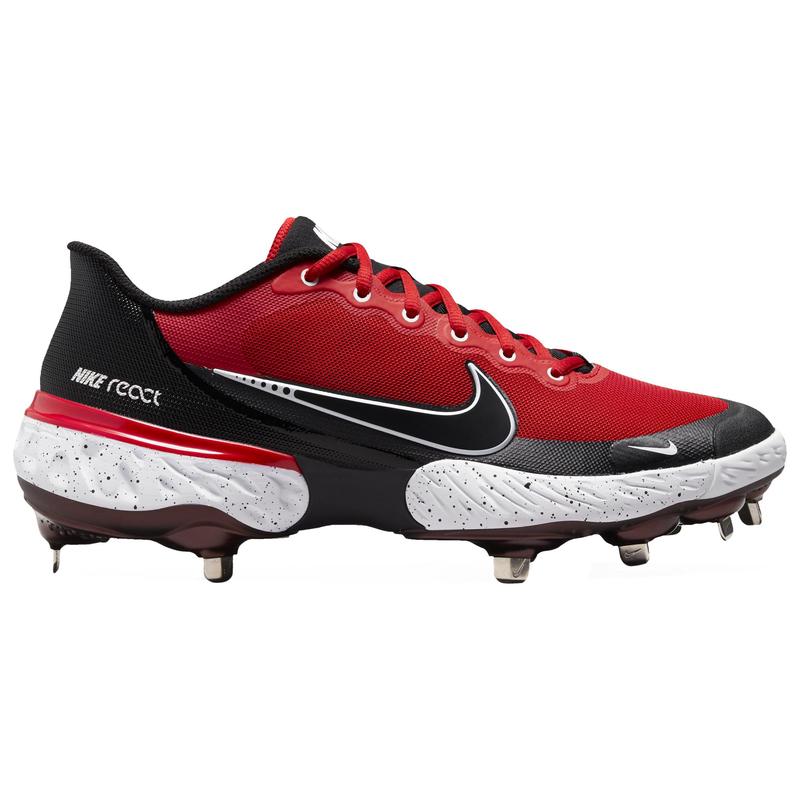 耐克(NIKE)棒球钉鞋男鞋专业级运动场训练竞赛金属防滑透气舒适支 University_Red/Black/White 49.5