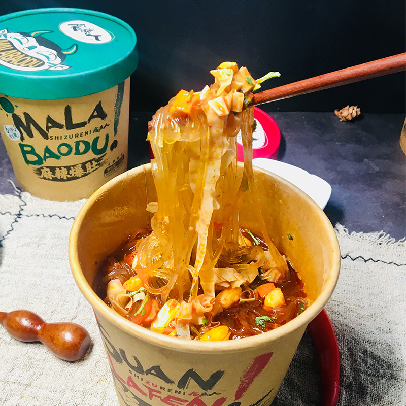 食族人酸辣粉原味130g*12杯 ZX