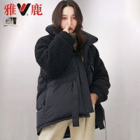 yaloo/雅鹿2019新款加厚羽绒服女清仓韩版连帽鸭绒短款外套潮