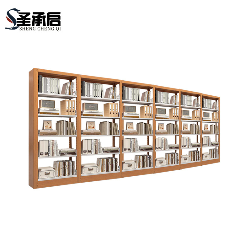 圣承启 书架钢制 6列 组高清大图