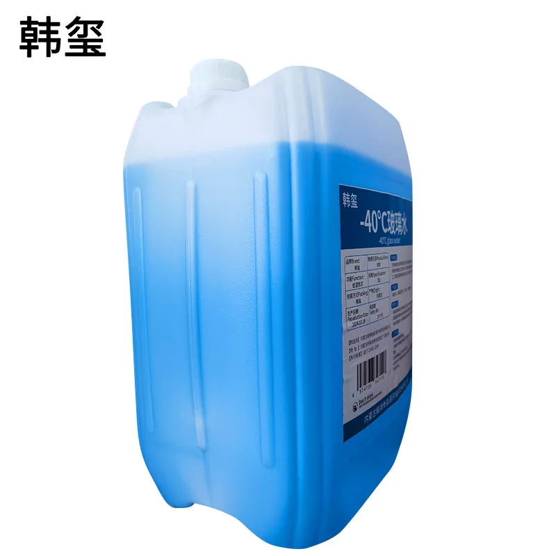 韩玺 -40℃玻璃水 汽车玻璃水 防冻玻璃水清洗剂 20L/桶高清大图