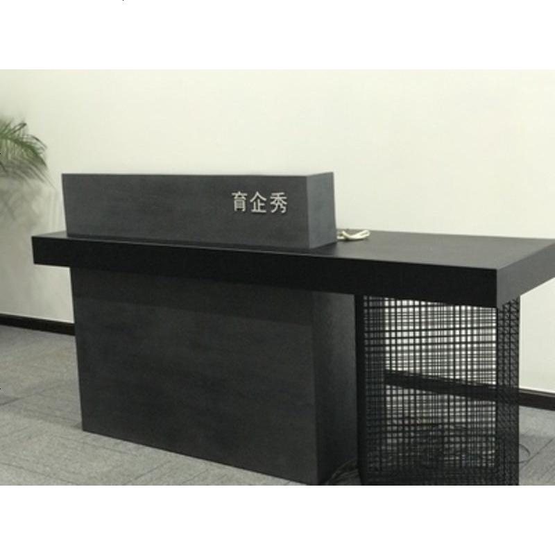 复古收银台工业风吧台店铺前台公司接待台现代简约吧台转角柜台