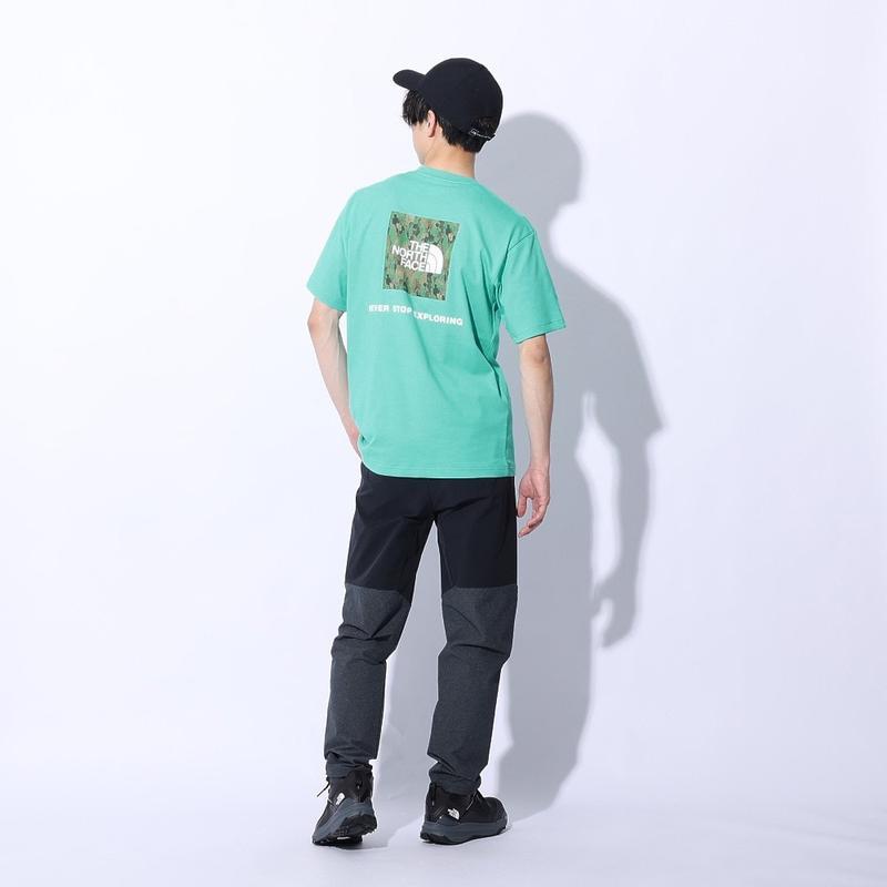 THE NORTH FACE户外透气速干短袖T恤男装CoolDry伸缩LOGO印花休闲运动衫