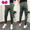 七斓男裤2023新款潮修身纯色休闲裤男小脚百搭束脚裤九分裤子男
