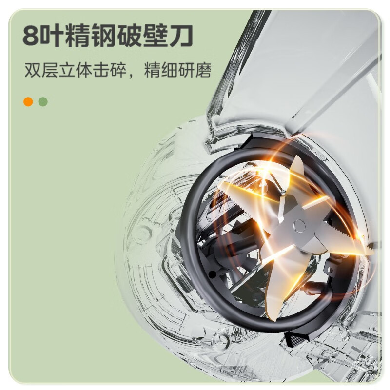 美的破壁机家用1.5升大容量安睡低音豆浆机全自动免煮五谷杂粮自清洁免洗多功能辅食机 MJ-PB4G3-051