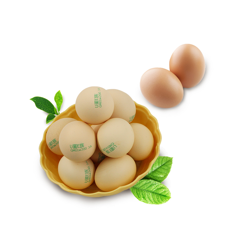 U蛋E族鲜鸡蛋30枚