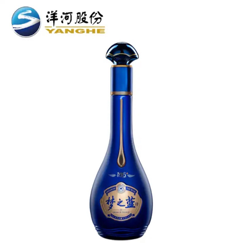 洋河 蓝色经典 浓香型白酒 梦之蓝 梦六+ 40.8度 550mL/ *4整箱装