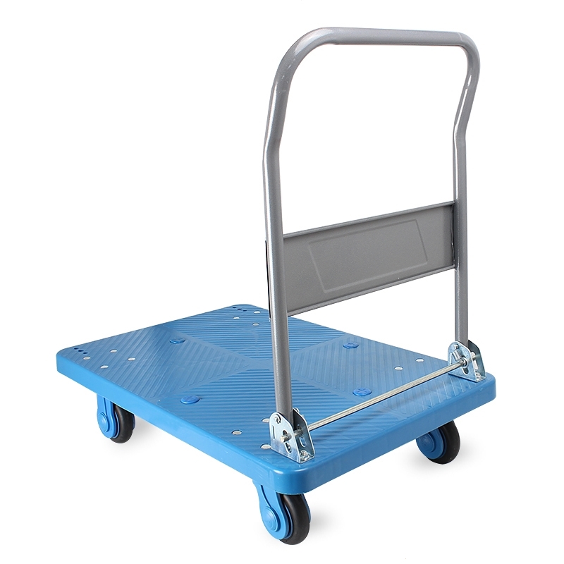 平板车小推车轻便推货车四轮拖车手推车折叠拉货车搬运工具车商务省力