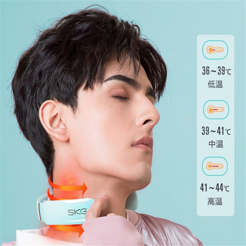SKG 颈椎按摩器 颈部按摩仪 脖子按摩器 办公室护颈仪*3