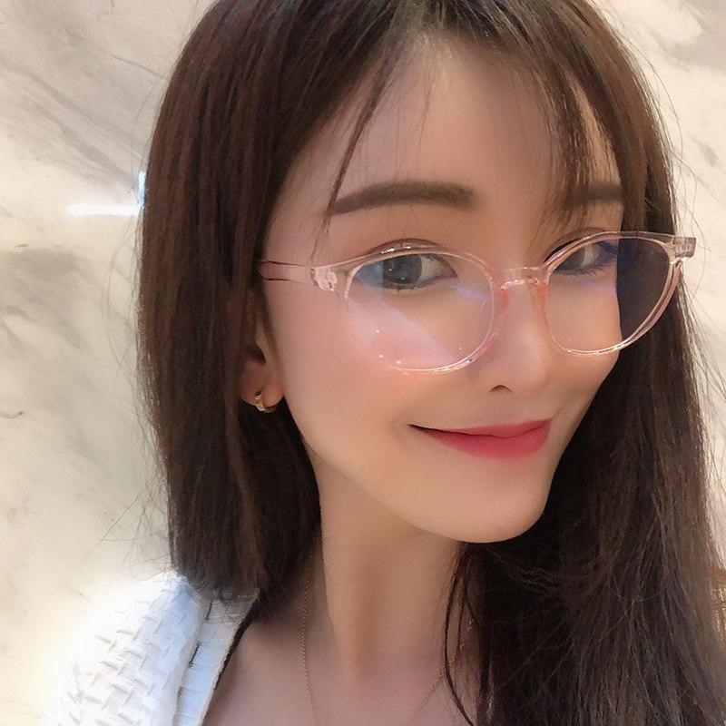红眼镜框女韩版潮素颜大框近视男圆脸复古ins原宿风ulzzang同款