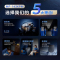 美的(Midea)小冰柜143升低霜家用冷藏冷冻两用茶叶保鲜柜小型冷柜冰箱冷柜 MF-143KPM 钛钢灰