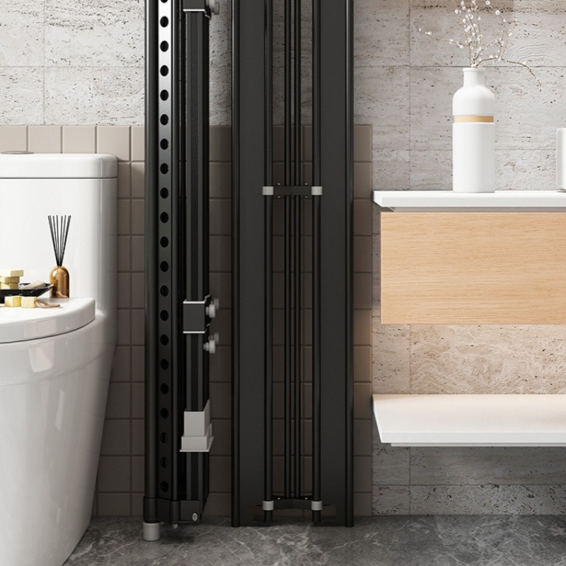 攸形 家用落地晾衣架高清大图