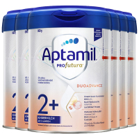 【6罐装】Aptamil德国原装进口爱他美白金版2+段2岁以上婴幼儿配方奶粉800g