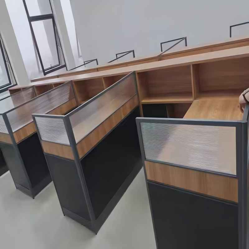 红缅 屏风办公桌 HM-PFBGZ09 张高清大图