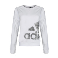 阿迪达斯（adidas）女子运动舒适保暖卫衣套头衫CF3759