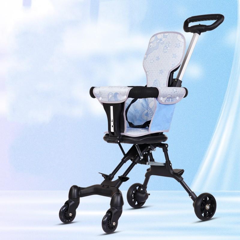 溜娃神器婴儿超轻便可折叠儿童手推车双向宝宝推车外出遛娃一键收