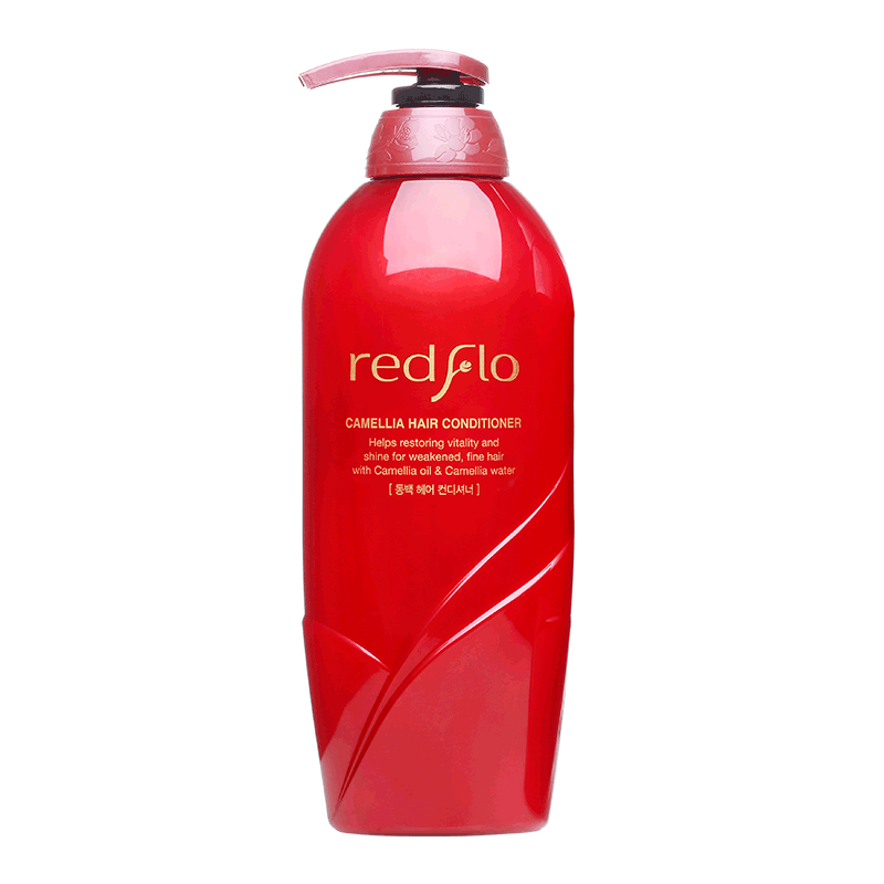 韩国所望红花牌山茶籽洗发水护发素750ml 滋润柔顺清洁秀发润 [红山茶花]护发素750ml*1瓶(干枯和受损秀发专用)高清大图