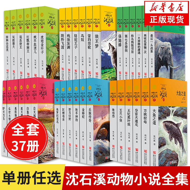 第七条猎狗美绘注音版 [正版]沈石溪动物小说品藏书系列全集36册 斑羚飞渡第七条猎狗后一头战象雪豹悲歌珍藏版全套画本生肖