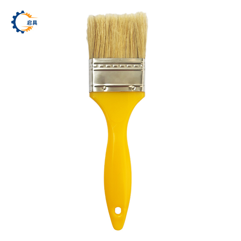 启具猪鬃毛刷扁油刷 5寸 把高清大图