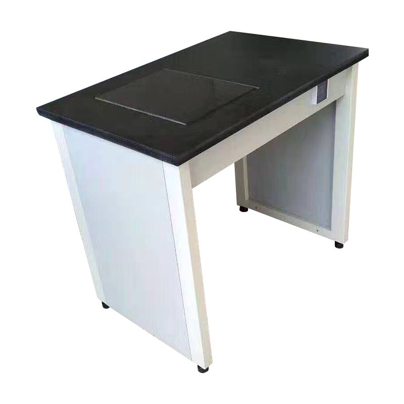 铭威盾实验室全钢十万级三级减震台钢木天平台高温台大理石台简易工作台实验台 钢木单天平900*600*800