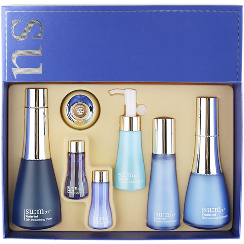 韩国原装 苏秘 sum37°呼吸惊喜水分两件套补水保湿平衡水油化妆品
