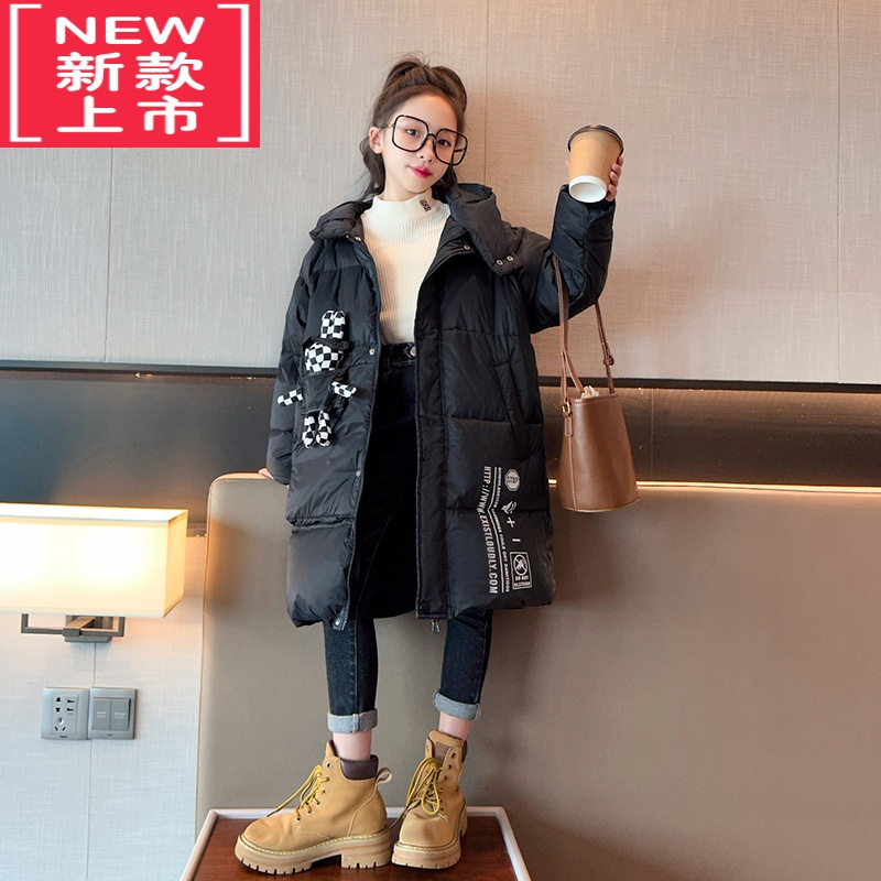 可莉允女童棉服冬装2022新款洋气儿童装冬季外套棉袄中大童羽绒加厚棉衣