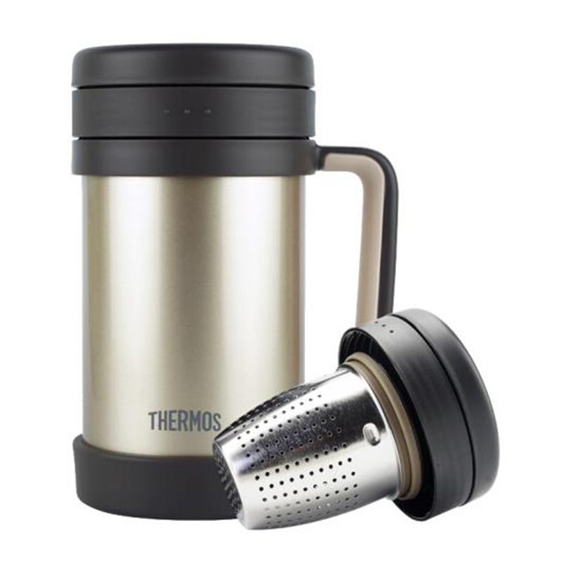 THERMOS膳魔师高真空不锈钢500ml 大咖杯 保温杯TCMF-501 CAC(粉金色)