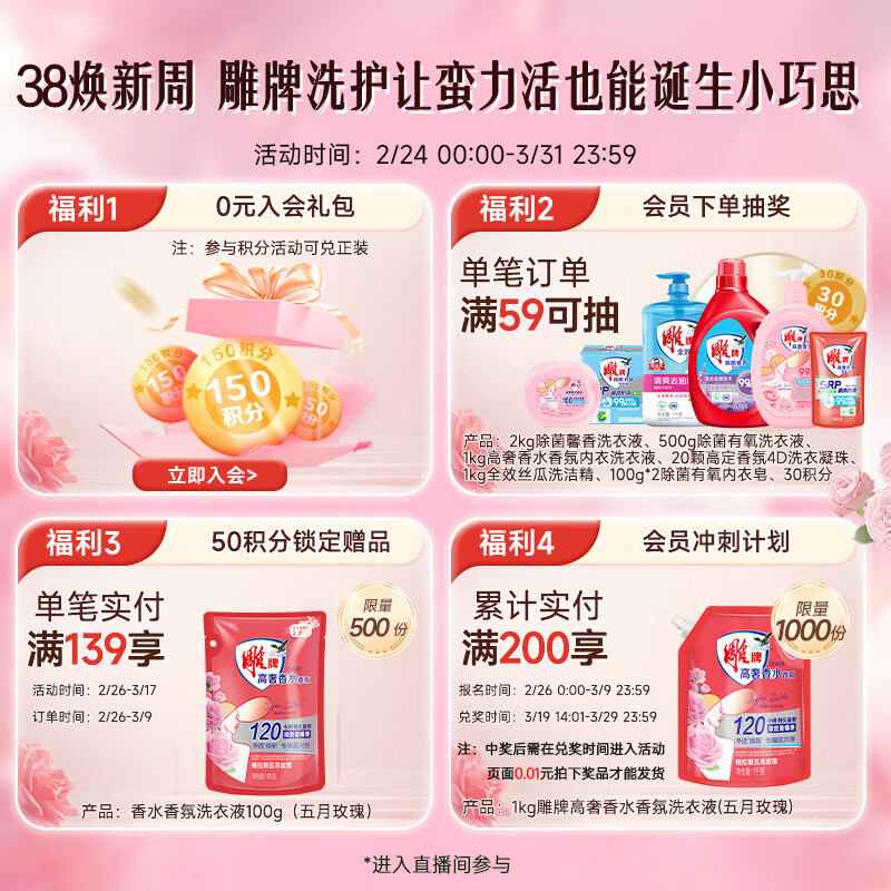 雕牌高效洗洁精5kg(除菌)家居清洁高清大图