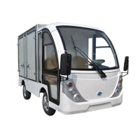 苏宁推荐婉晨单排双排四轮电动送餐车双排校园厂区监狱电瓶搬运车厢式搬运车可定制款型 72V 定制特殊颜色