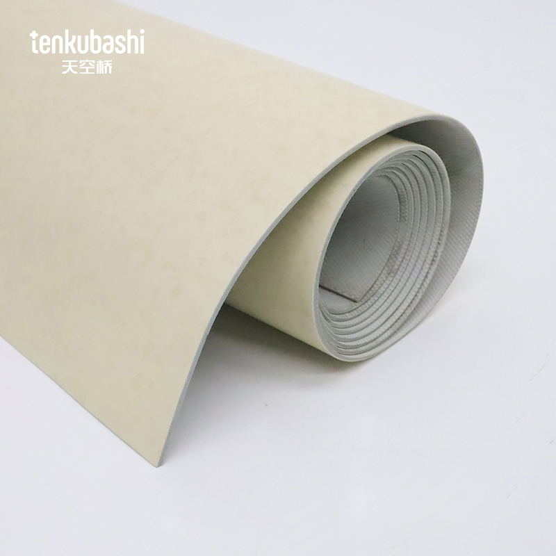 天空桥 阻燃地板 米色浅石纹2.0mm含安装 平方米高清大图