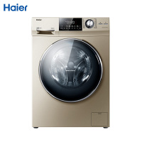 【二手99新】 Haier 海尔XQG100-HBDX14756GU1洗烘干一体滚筒洗衣机10公斤金色
