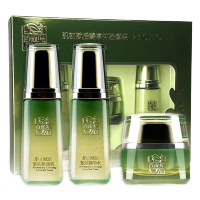 PECHOIN百雀羚护肤套装 肌初赋活臻享体验套装 精华水20ml+焕颜乳20ml+眼霜8g 保湿补水各种肤质通用