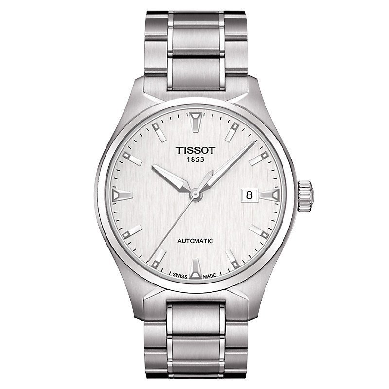 天梭(TISSOT) 手表 天博系列 日历 机械 防水 男士 手表 钢带商机械 男表T060.407.11.031.00