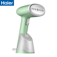 海尔(haier)手持挂烫机HY-GW2502A 平挂两用 干湿双烫 即烫即穿 轻巧便携 强劲蒸汽 防烫面板 熨斗挂烫机