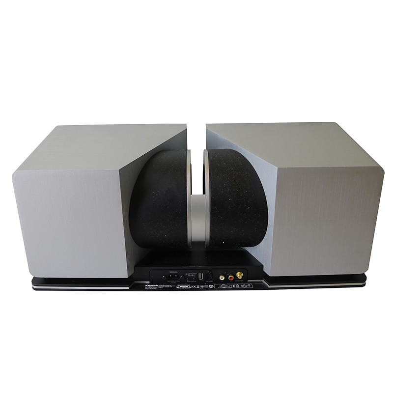 杰士(Klipsch) STADIUM 蓝牙/ariplay 重低音HIFI 桌面书架客厅有源音箱响 限量版 银色
