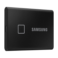 三星(SAMSUNG)T7 Touch 1TB移动硬盘usb3.2金属指纹加密手机电脑移动固态硬pssd 经典黑