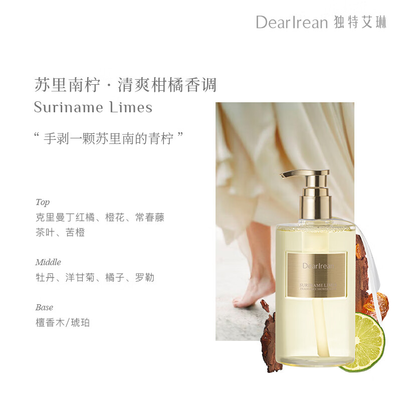 独特艾琳香氛沐浴露350ml-苏里南柠高清大图