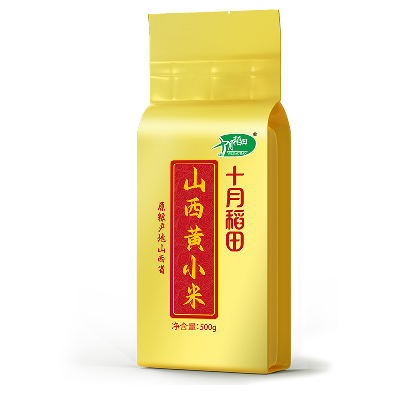 十月稻田 山西黄小米500g高清大图