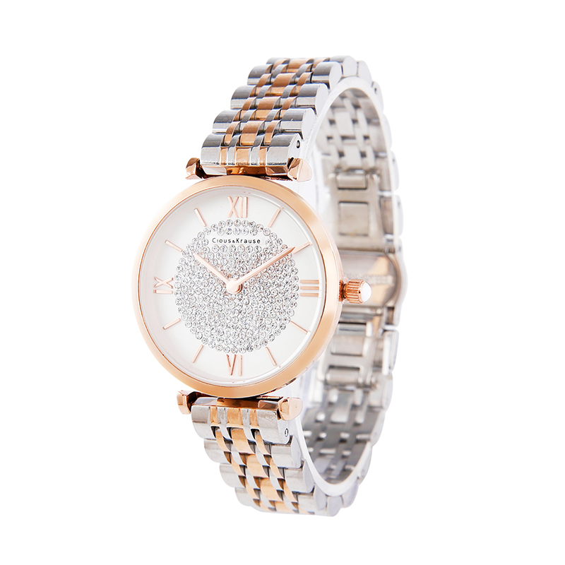 clouskrause时尚女士礼盒套装手表手镯cko19s0005视频