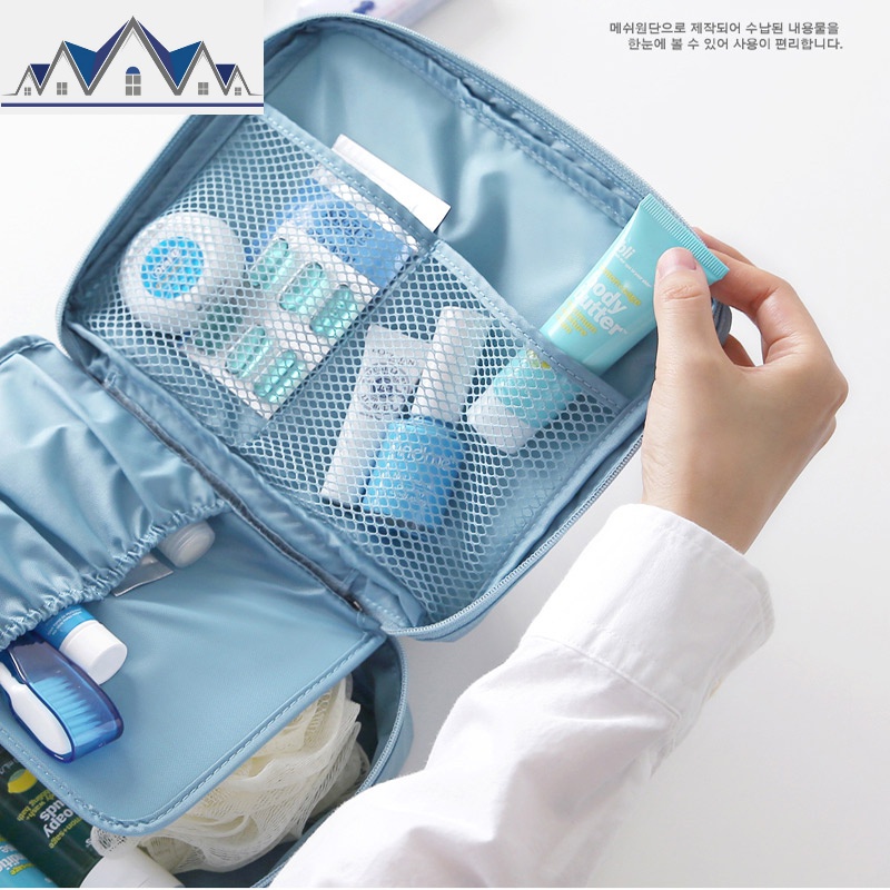洗漱包男士旅行套装洗簌包袋出差用旅游女防水收纳袋化妆包 三维工匠收纳包高清大图