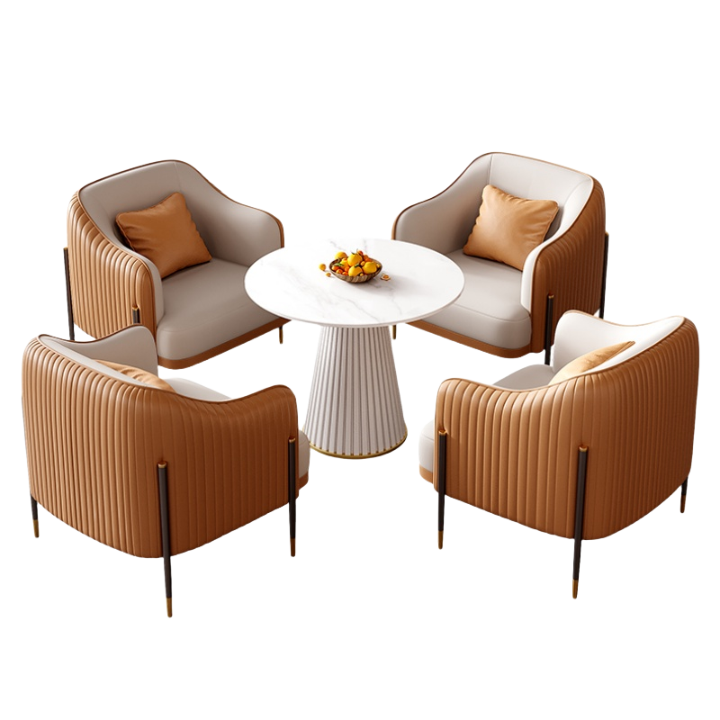 铭思达洽谈桌1桌4椅套高清大图